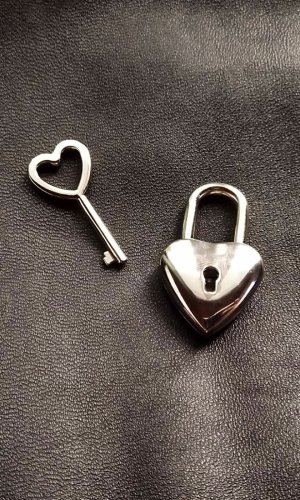 Heart Lock (with key)